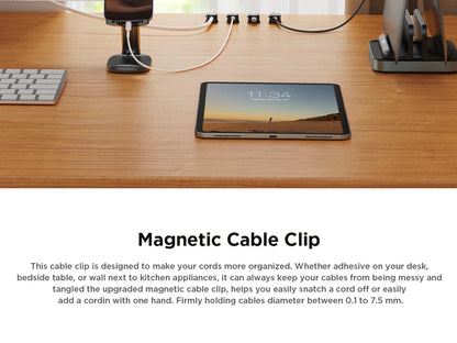 Magnetic Cable Clip Holder - Trendziy