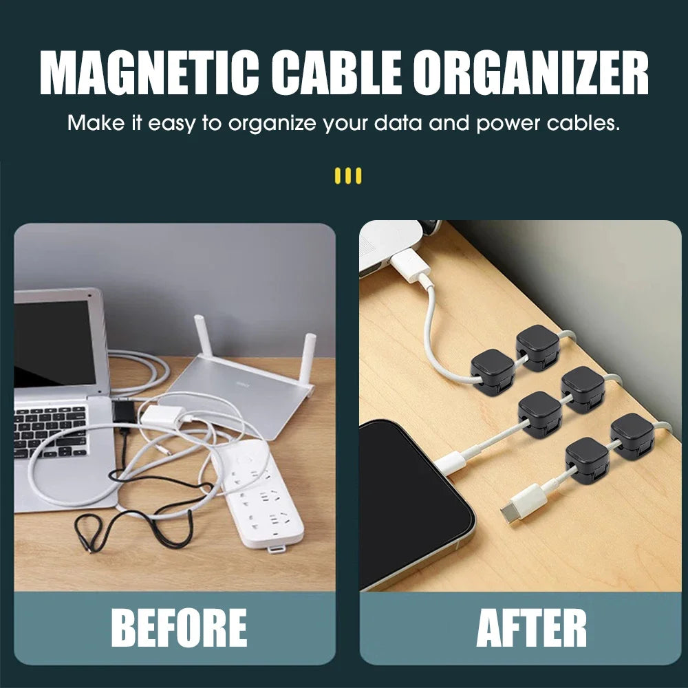 Magnetic Cable Clip Holder - Trendziy