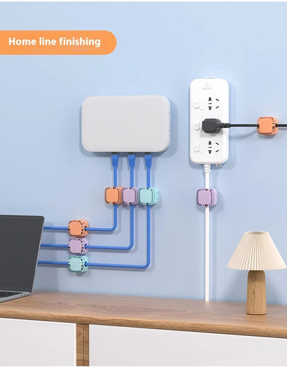 Colorful Magnetic Cable Clip Holder - Trendziy