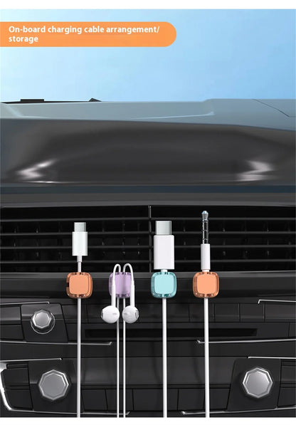 Colorful Magnetic Cable Clip Holder - Trendziy