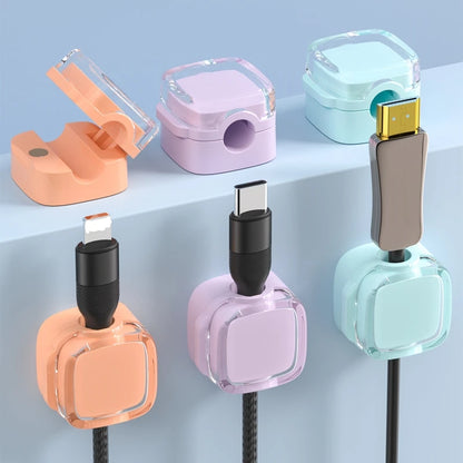 Colorful Magnetic Cable Clip Holder - Trendziy