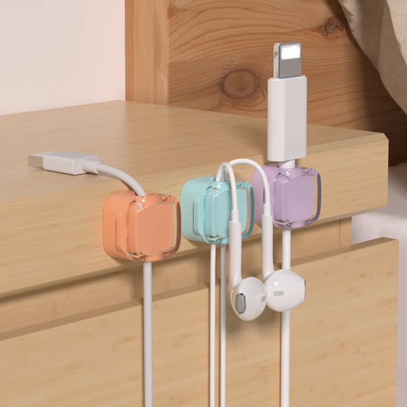 Colorful Magnetic Cable Clip Holder - Trendziy