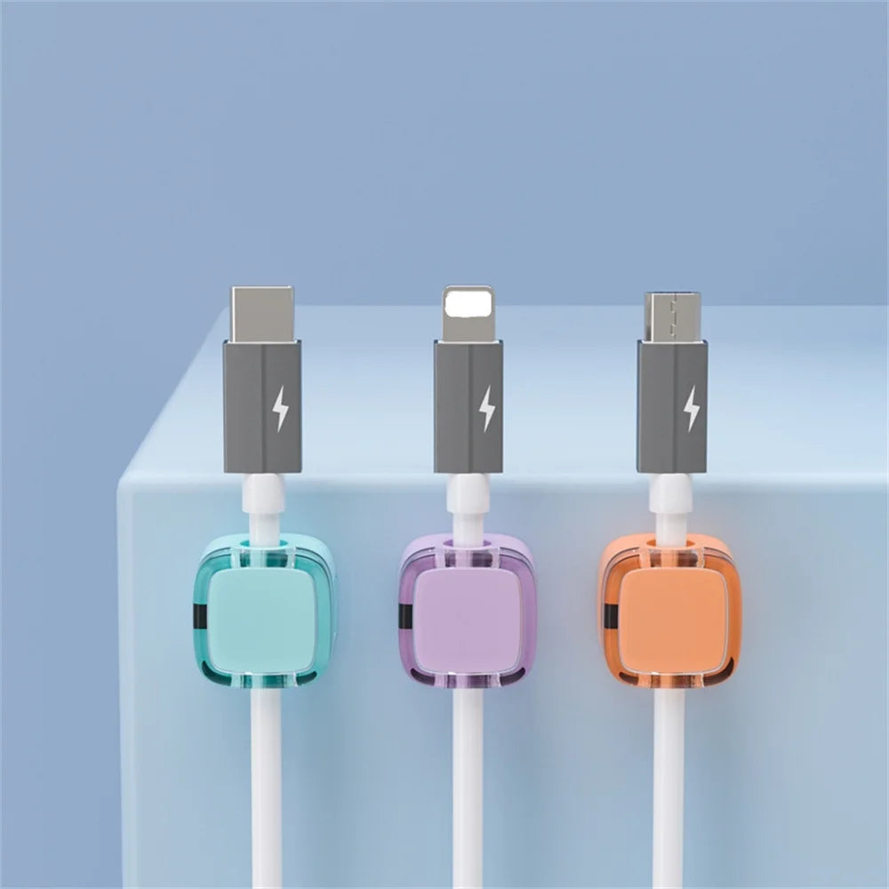 Colorful Magnetic Cable Clip Holder - Trendziy